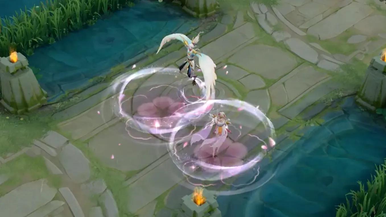 嫦娥6元皮膚拒霜思特效公開，粉色少女心爆棚，這誰能拒絕購買